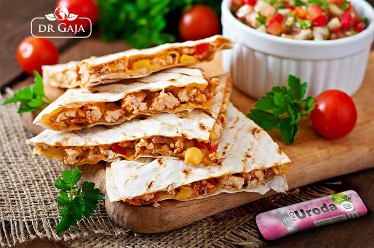 quesadilla z salsą