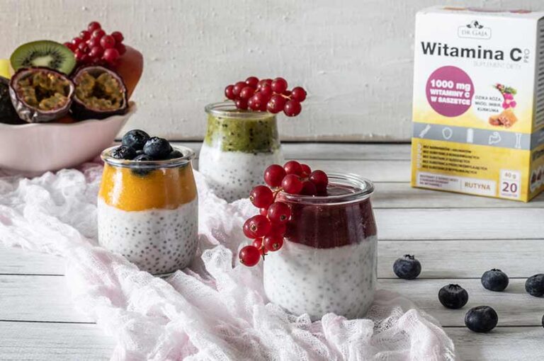 pudding chia z witaminą c