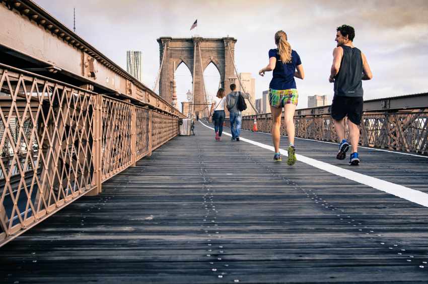 slow jogging